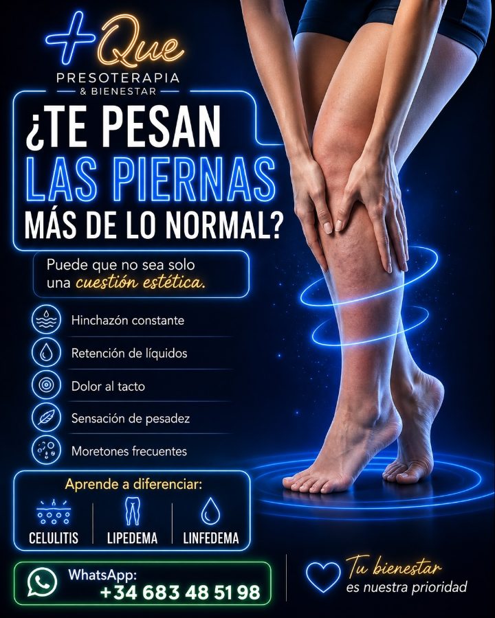 ¿Te pesan las piernas más de lo normal?