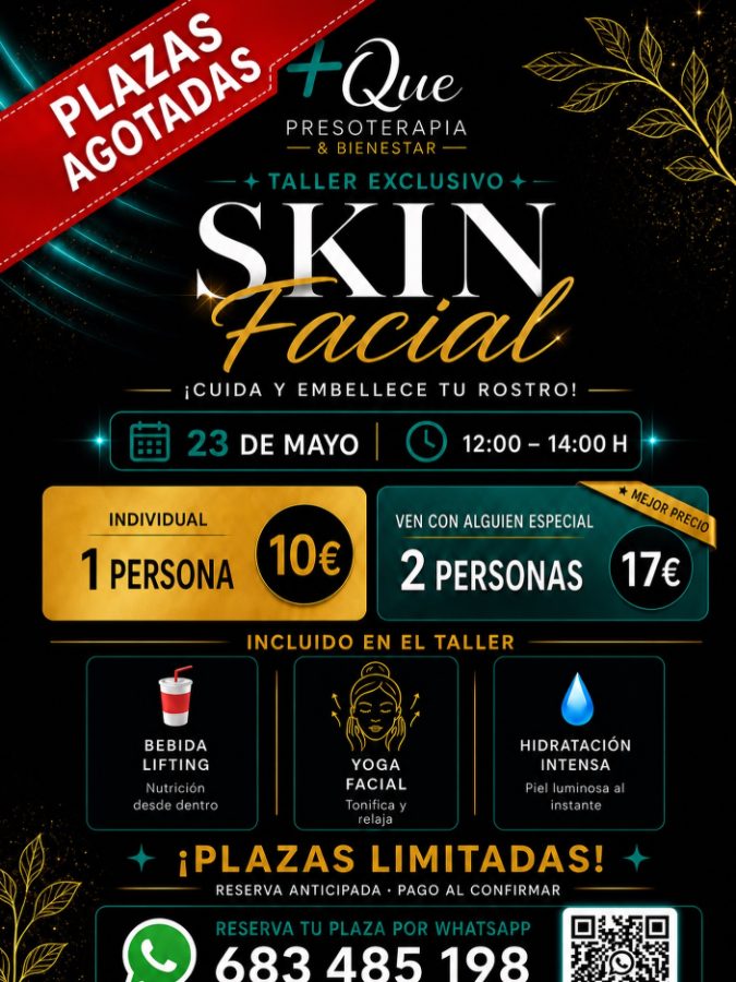 Taller Skin Facial en +Que Presoterapia